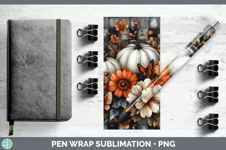GorgeousCountry Pumpkin Pen Wrap design.