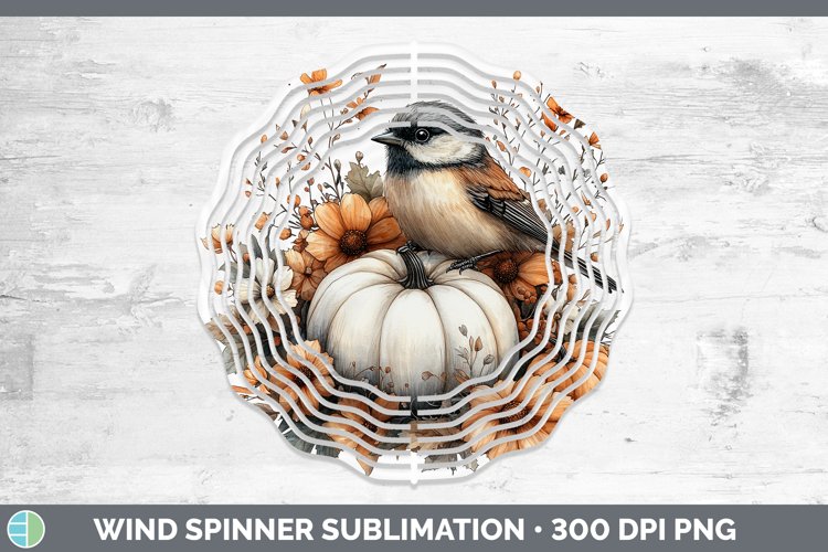 GorgeousCountry Pumpkin Wind Spinner design.