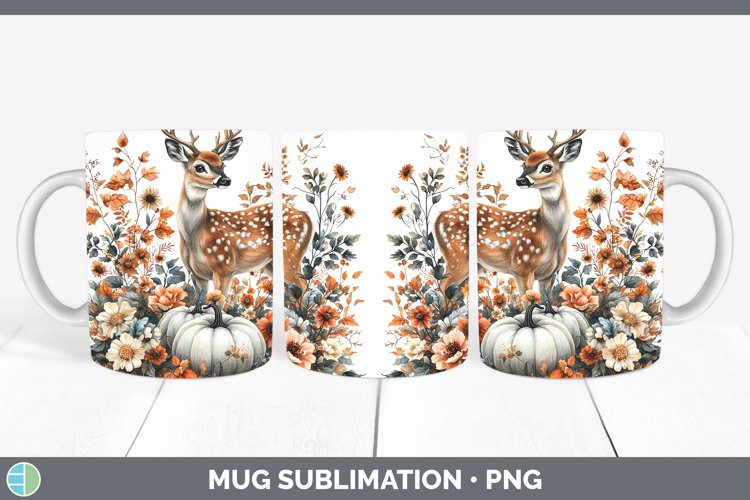 GorgeousCountry Pumpkin Mug Wrap design.