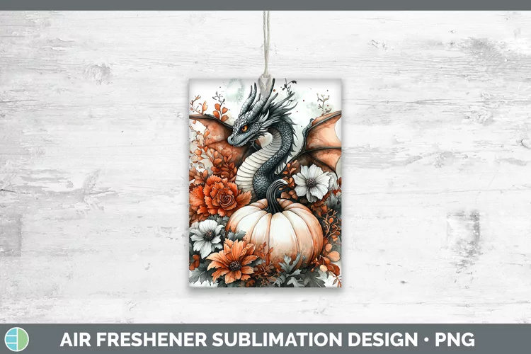 Country Pumpkin Dragon Air Freshener Sublimation Car Freshen