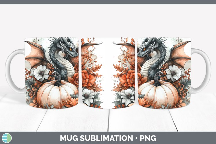 GorgeousCountry Pumpkin Mug Wrap design.