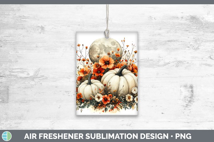 Country Pumpkin Moon Air Freshener Sublimation Car Freshener
