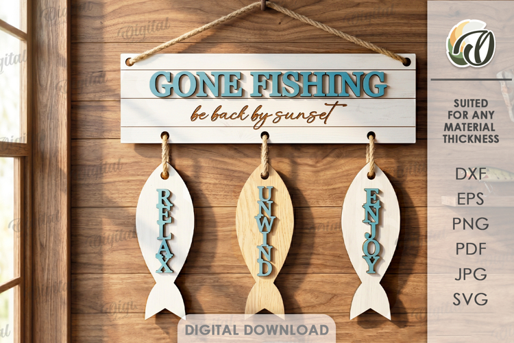 3D Country Wall Sign Laser Cut. Wall Hanger SVG