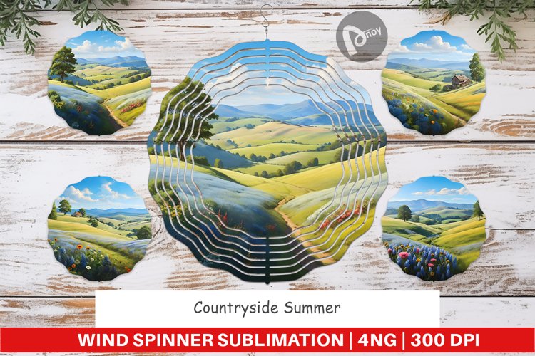 Wind Spinner Countryside Summer