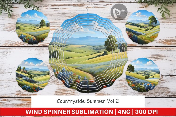 Wind Spinner Countryside Summer