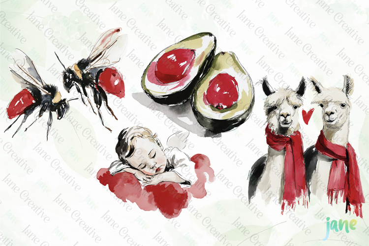 Valentine Hearts Clipart Image 12