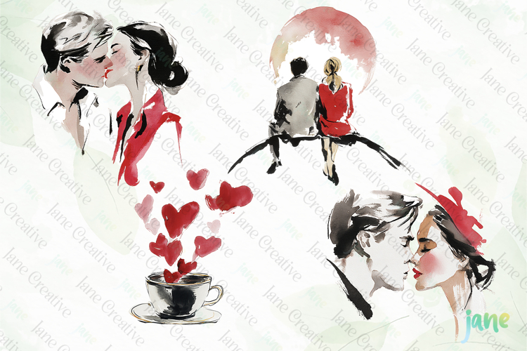 Valentine Hearts Clipart Image 10