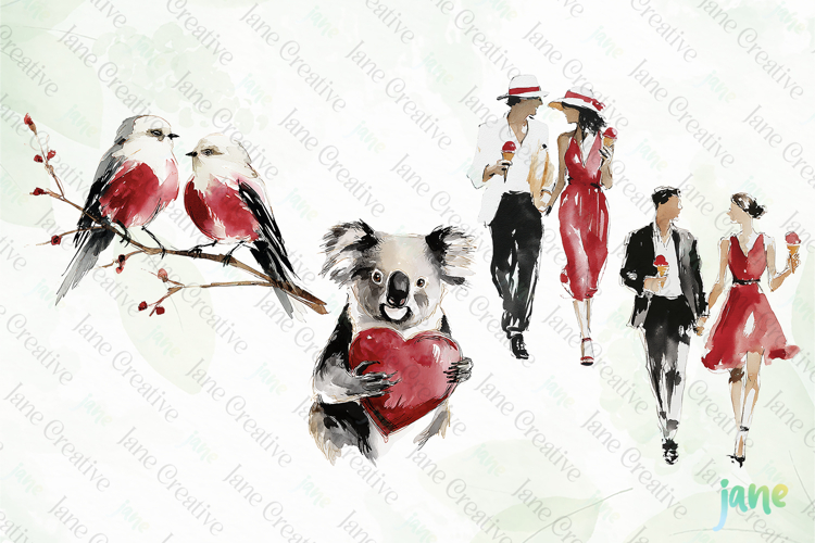 Valentine Hearts Clipart Image 6