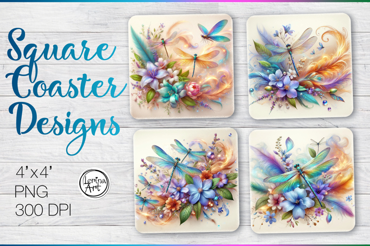 Dragonfly Coaster Sublimation