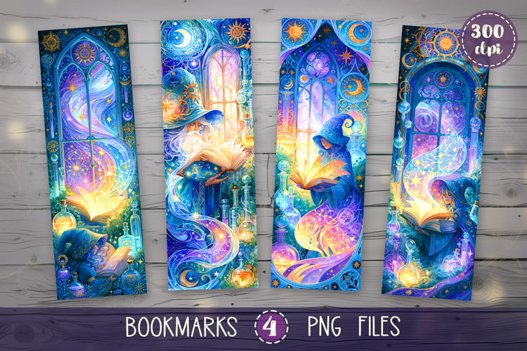 Bookmarks design - Botanical Academy of Wizards.