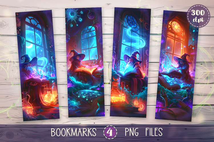 Bookmarks design - Botanical Academy of Wizards.