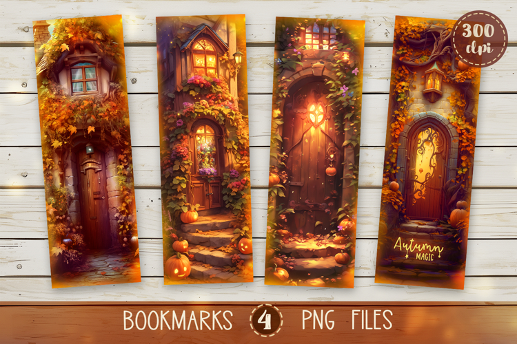 Bookmarks design - Autumn Magic.