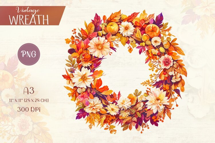 Autumn wreath.