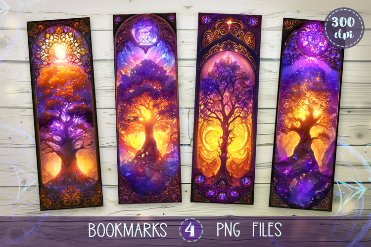 Bookmarks design - Magical Window Tree.