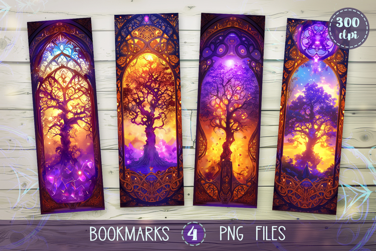 Bookmarks design - Magical Window Tree.