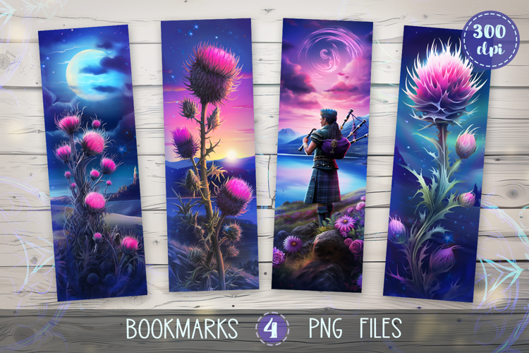 Bookmarks design - Scottish Magic.