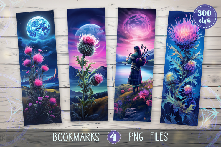 Bookmarks design - Scottish Magic.