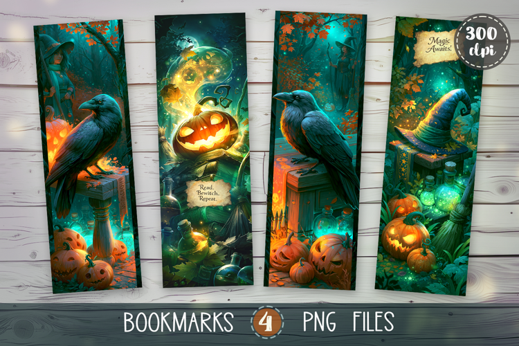 Bookmarks design - Secret Spells of Autumn.