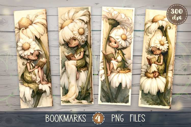 Bookmarks design - Vintage Fairy Stories.