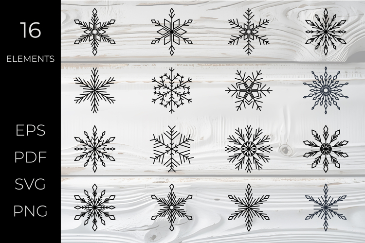 Snowflakes collection