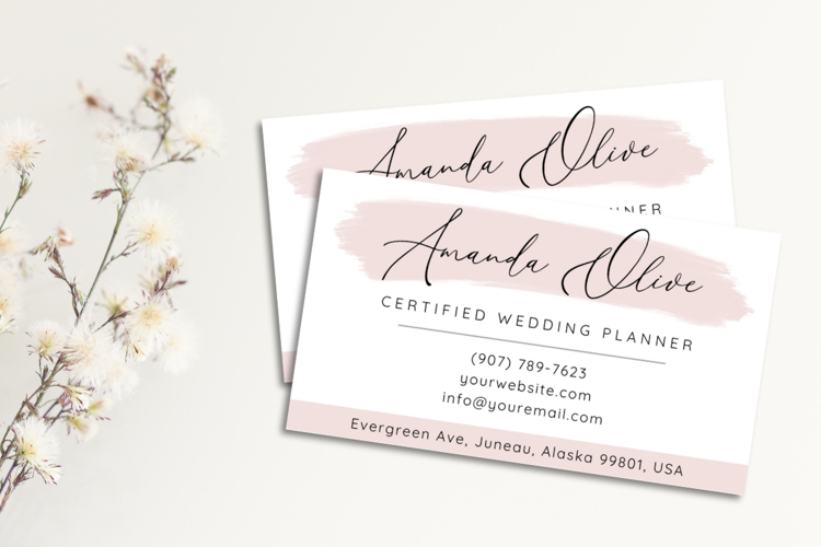 Canva | Printable Editable Business Card Template