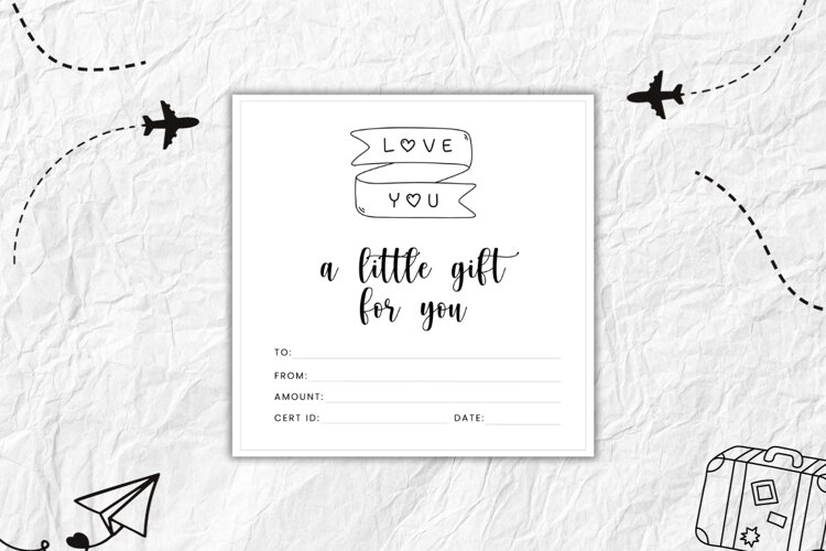 CANVA | Printable Little Gift for You Template example image 1