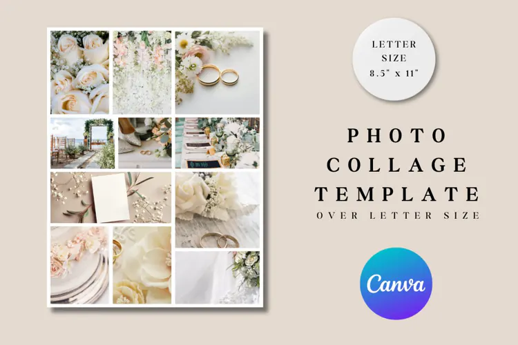 Editable Canva Photo Collage Template