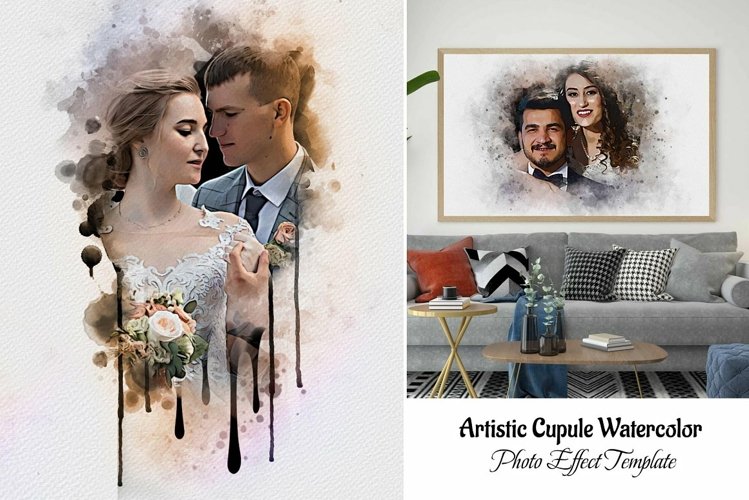 Artistic Cupule Watercolor Effect example image 1