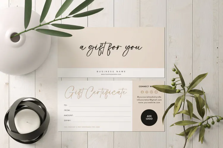 Printable Gift Certificate Template