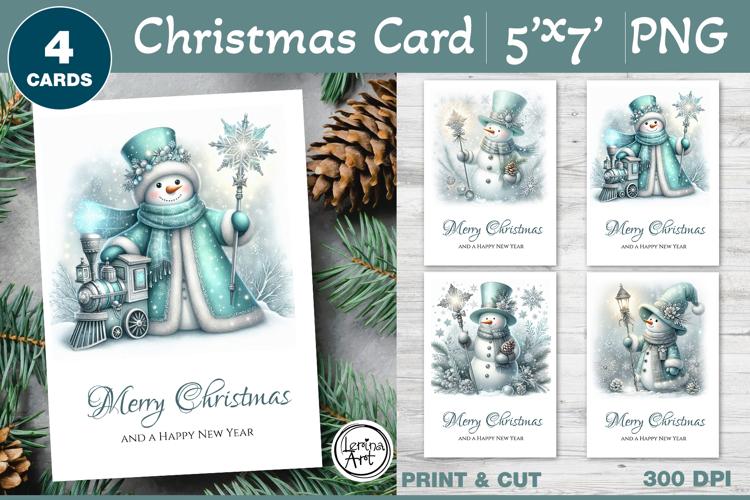 Merry Christmas Card. Printable card