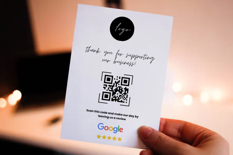 Small Business Google Review Card Template