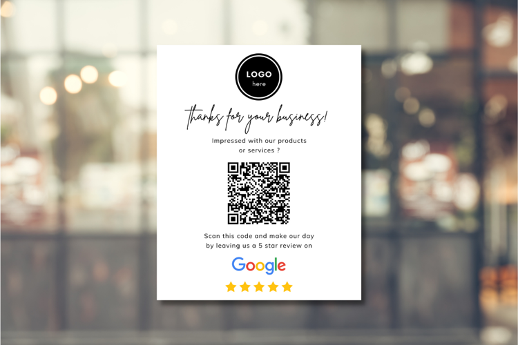 Google Reviews Business Review Link QR Code
