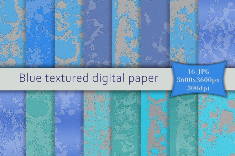 Blue Texture Image 11