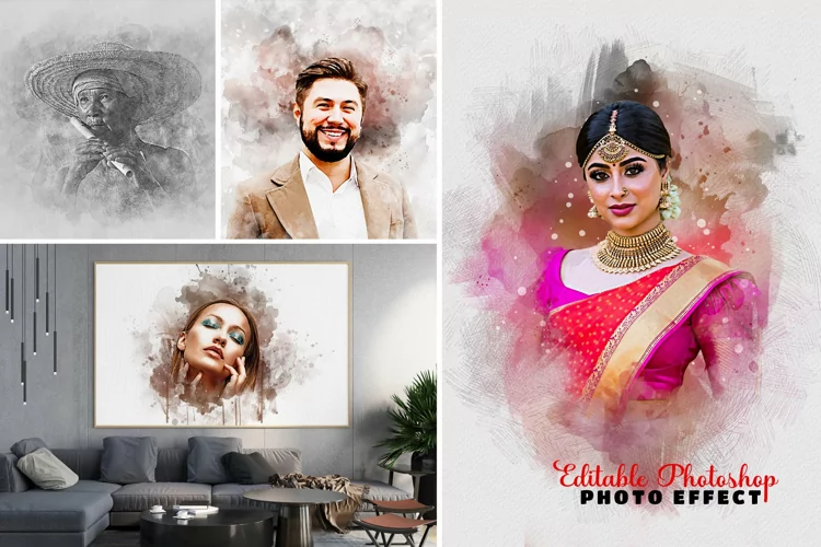 Editable Portrait Photo Effect