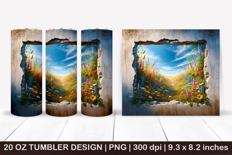 20 Oz Sublimation Tumbler Wrap Image 18
