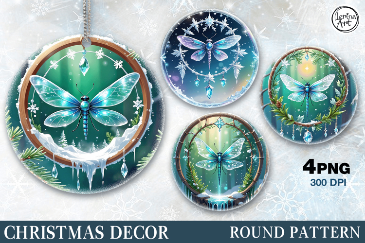 Christmas Decor | Cute Animals| Dragonfly