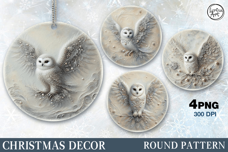 Christmas Decor | Vintage Owl| Penguin