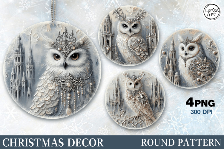 Christmas Decor | Vintage Owl| Penguin