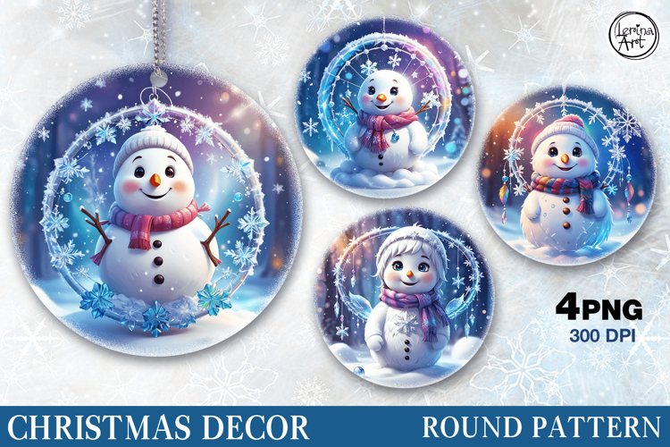 Christmas Decor | Cute Snowman | PNG Sublimation