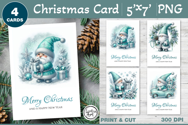 Merry Christmas Card. Printable card
