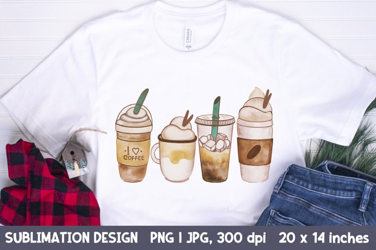 Latte Clipart Image 18