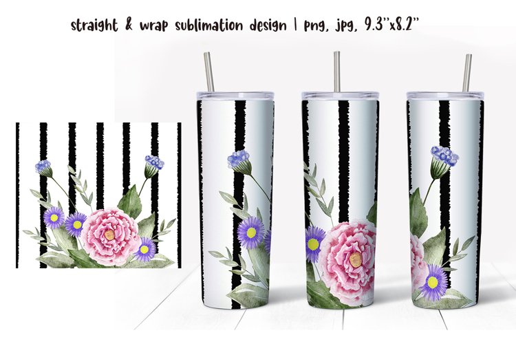 Tumbler design Flower tumbler Sublimation PNG 20 oz tumbler