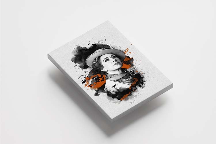 Creative Ink Portrait Artwork Template