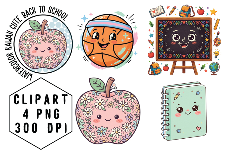 School Clipart PNGs