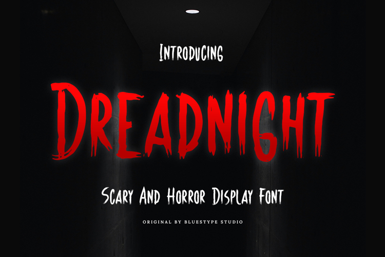 Dreadnight - Scary And Horror Font