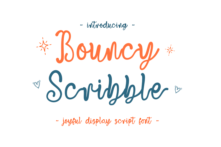 Bouncy Scribble Fonts