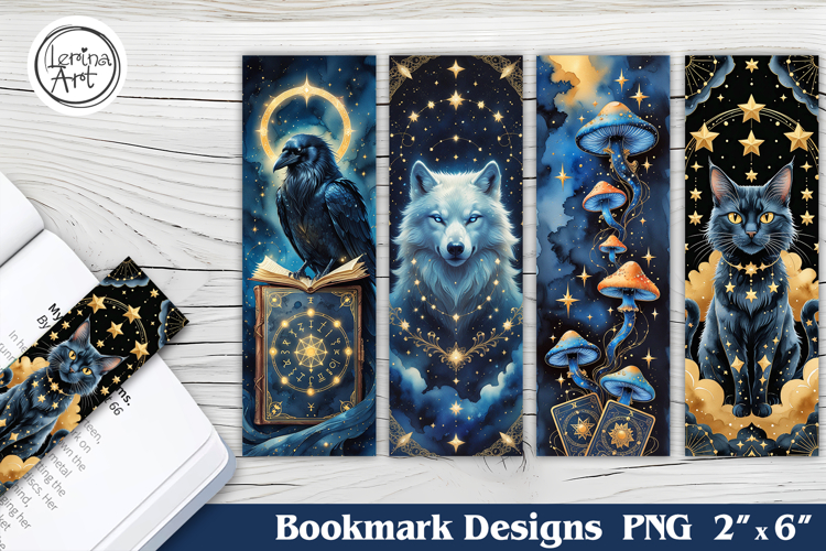 Celestial Printable Bookmark 4 PNG