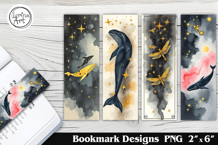 Celestial Printable Bookmark 4 PNG
