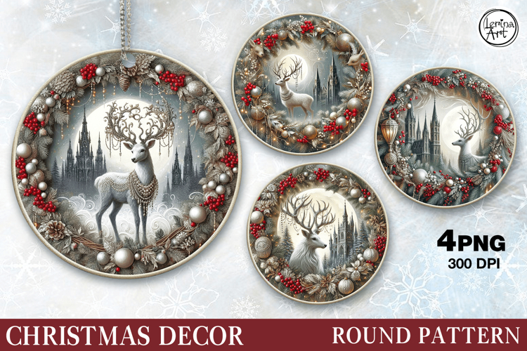 Christmas Decor | Deer | PNG Sublimation