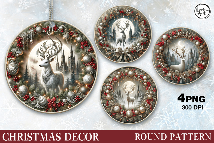 Christmas Decor | Deer | PNG Sublimation